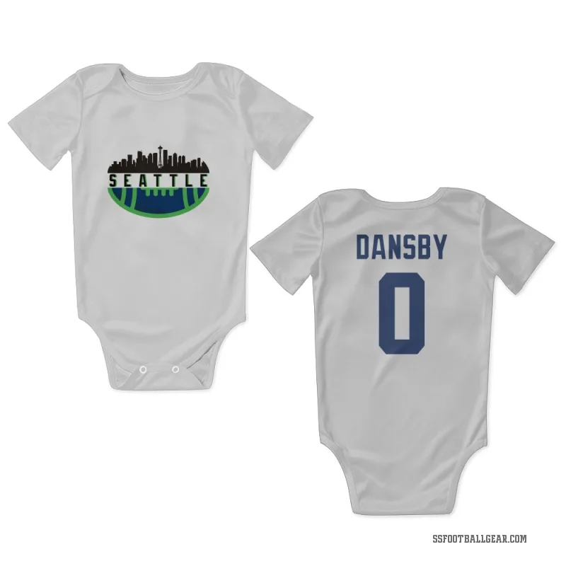 Michael Dansby  White Seattle Seahawks  Newborn & Infant Bodysuit