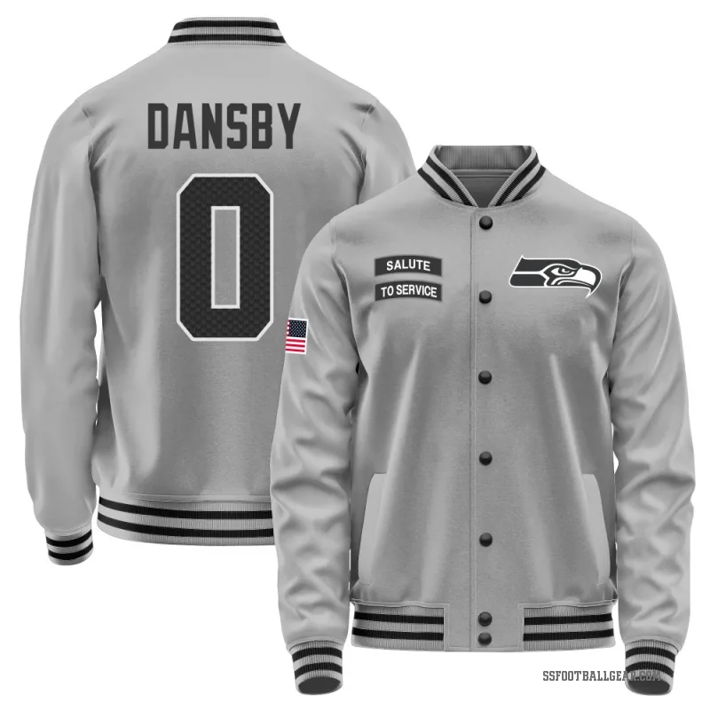 Michael Dansby Youth Gray Seattle Seahawks Salute to Service Performance Jacket