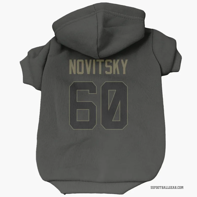 Michael Novitsky  Black Seattle Seahawks  Service Cat & Dog Pet Hoodie