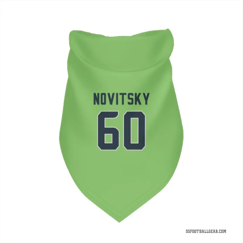 Michael Novitsky  Green Seattle Seahawks   Neon  Cat & Dog Pet Bandana