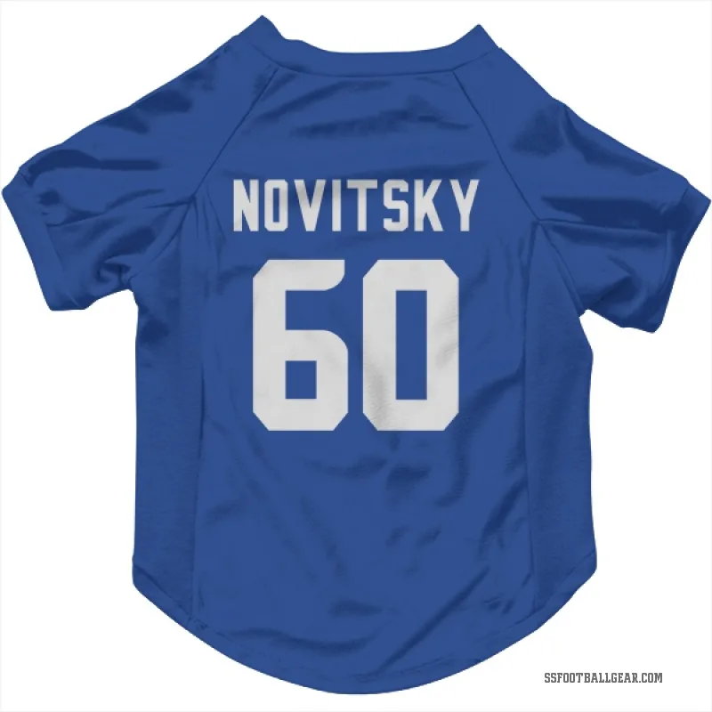 Michael Novitsky  Royal Seattle Seahawks  Cat & Dog Pet Jersey