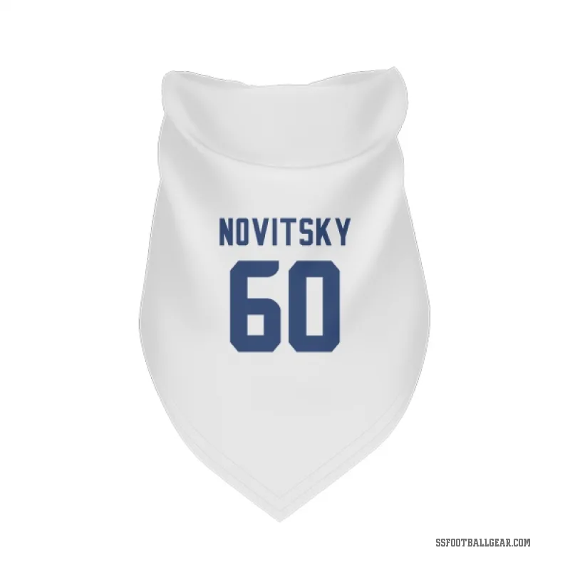 Michael Novitsky  White Seattle Seahawks  Cat & Dog Pet Bandana
