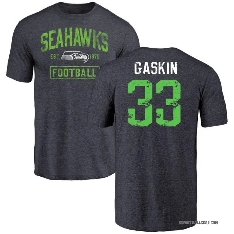 Myles Gaskin Youth Navy Seattle Seahawks Distressed T-Shirt