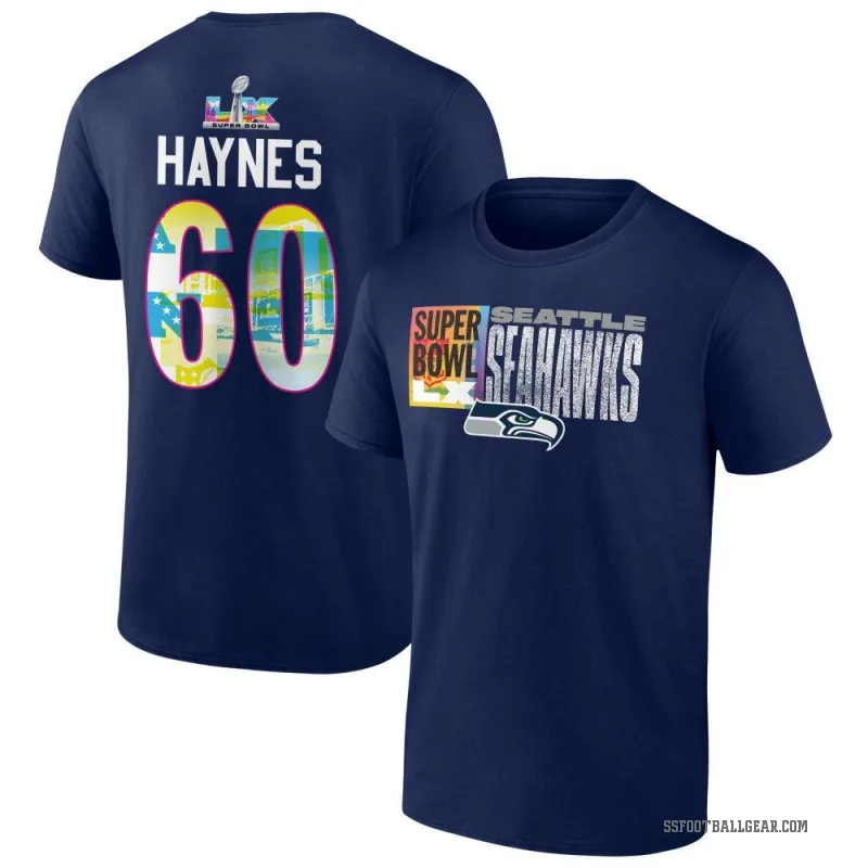 Phil Haynes Men's Navy Seattle Seahawks Super Bowl LX T-Shirt