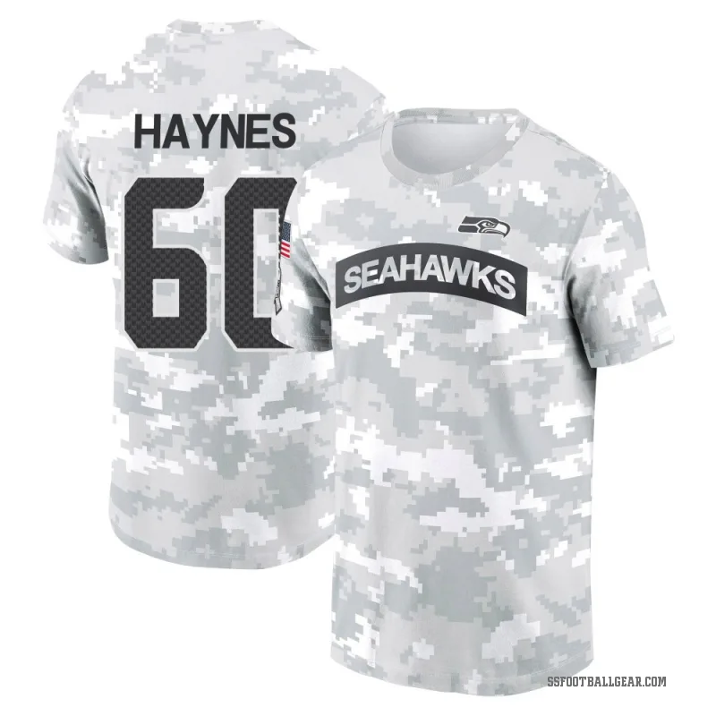 Phil Haynes Youth Camo Seattle Seahawks Arctic 2024 Salute to Service Performance T-Shirt
