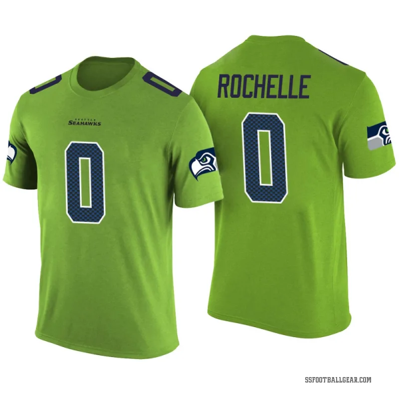 Rashad Rochelle Men's Green Seattle Seahawks Color Rush T-Shirt