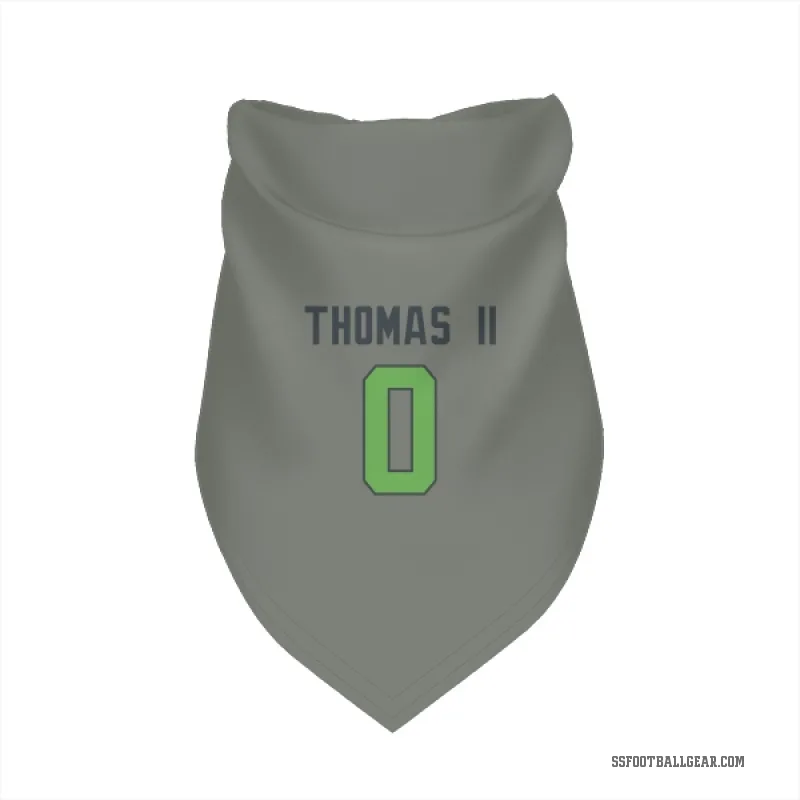 Rodney Thomas II  Green Seattle Seahawks   Gray Neon  Cat & Dog Pet Bandana