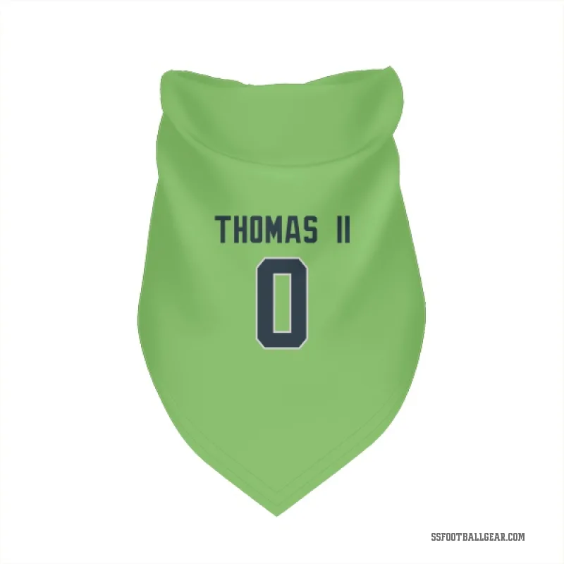 Rodney Thomas II  Green Seattle Seahawks   Neon  Cat & Dog Pet Bandana