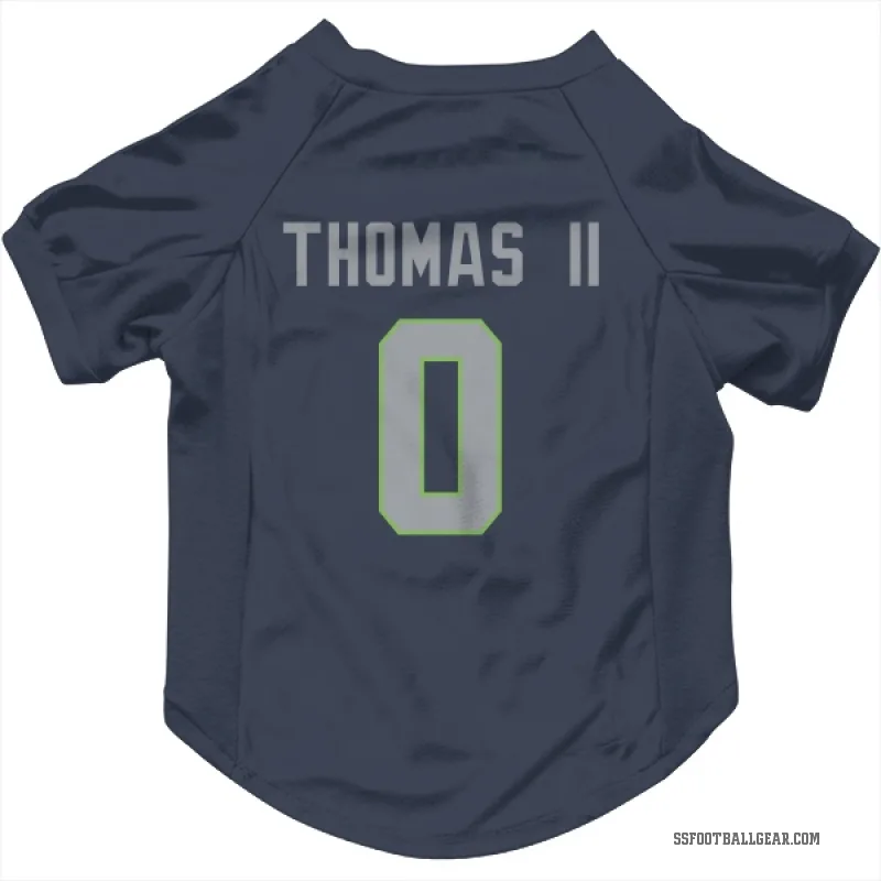 Rodney Thomas II  Navy Seattle Seahawks  Cat & Dog Pet Jersey
