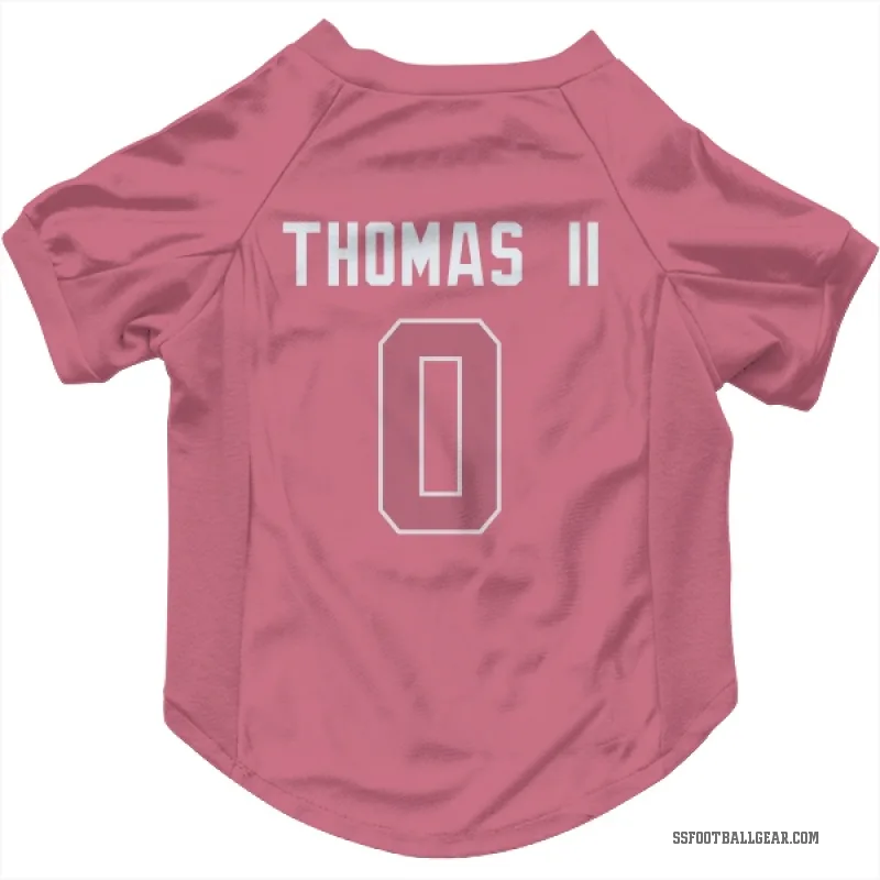 Rodney Thomas II  Pink Seattle Seahawks  Cat & Dog Pet Jersey