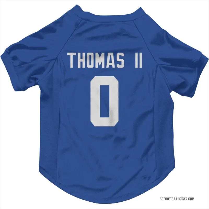 Rodney Thomas II  Royal Seattle Seahawks  Cat & Dog Pet Jersey