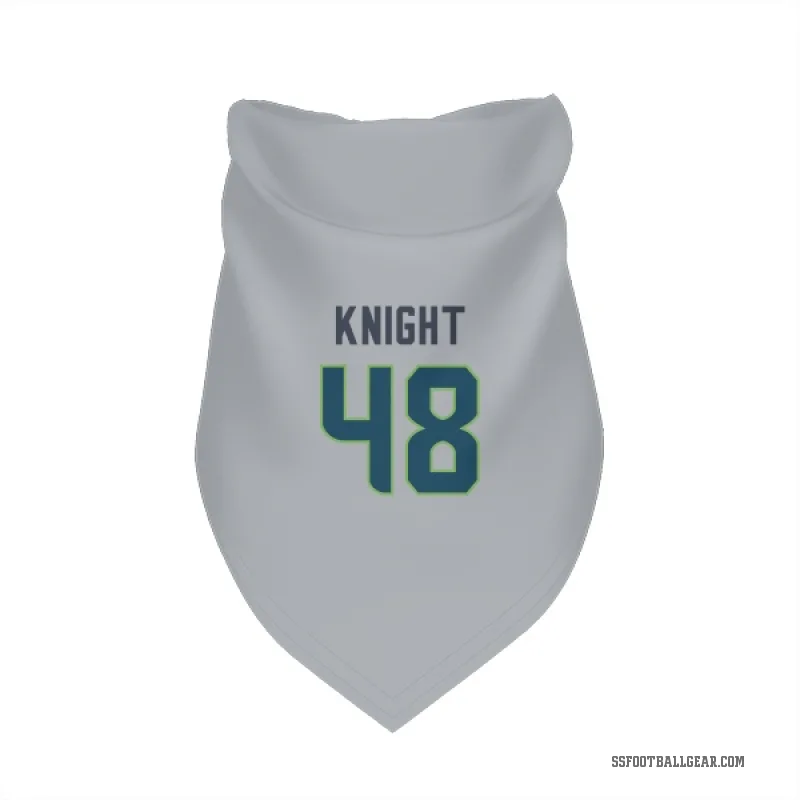 Tyrice Knight  Gray Seattle Seahawks  Cat & Dog Pet Bandana